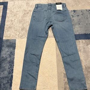 Banana Republic Men's Slim Straight Jeans - Light Wash Blue